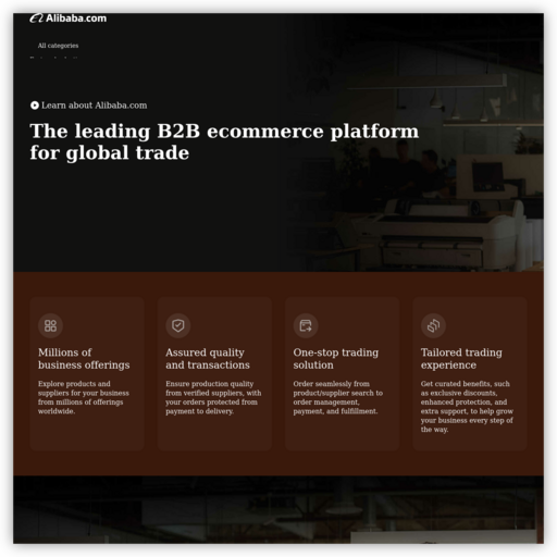 阿里巴巴国际交易市场 - 网站图标