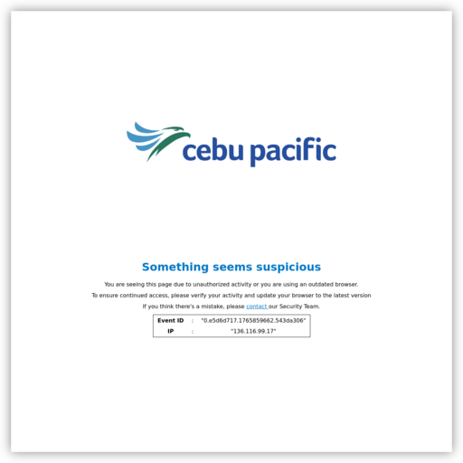 宿务太平洋航空网 网站图标