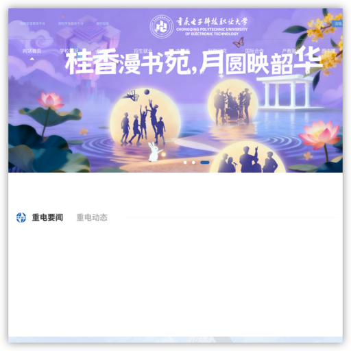 重庆电子工程职业学院 网站图标