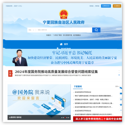 宁夏回族自治区人民政府门户网站 网站图标
