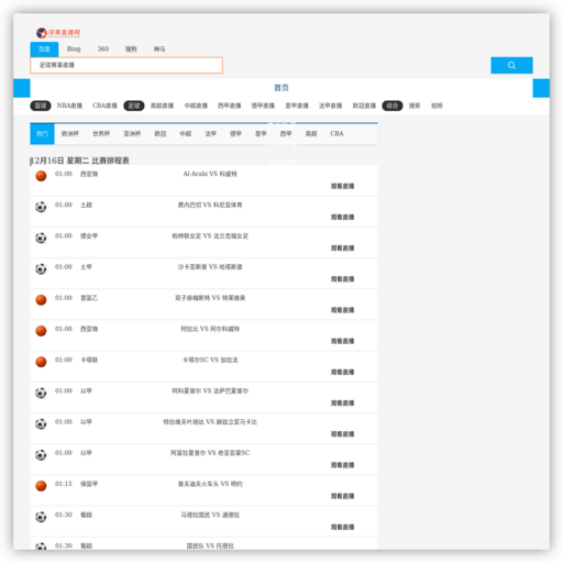 球赛直播网 网站图标
