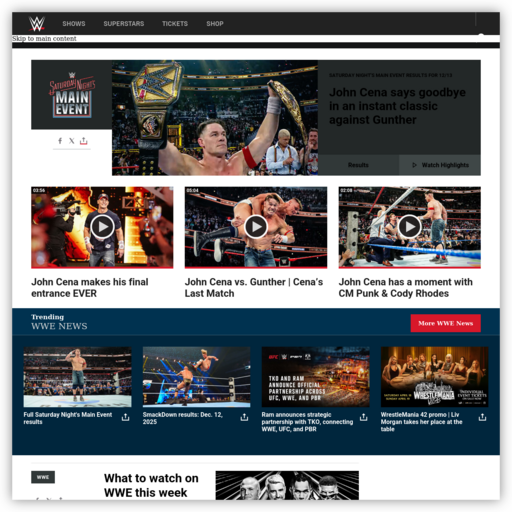 wwe中文网 网站图标